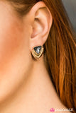 Paparazzi "One REFINED Day" Gold Post Earrings Paparazzi Jewelry