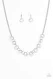 Paparazzi "One RING Leads To Another - Silver" necklace Paparazzi Jewelry