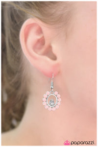 Paparazzi "Ones Finest Hour" Pink Earrings Paparazzi Jewelry