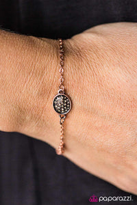 Paparazzi "One Small Step" Copper Bracelet Paparazzi Jewelry