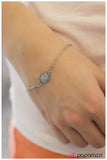 Paparazzi "One Small Step" White Bracelet Paparazzi Jewelry