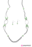 Paparazzi "One Step At A Time - Green" necklace Paparazzi Jewelry