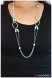 Paparazzi "One Step At A Time - Green" necklace Paparazzi Jewelry
