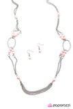 Paparazzi "One Step At A Time - Pink" necklace Paparazzi Jewelry