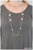 Paparazzi "One Step At A Time - Pink" necklace Paparazzi Jewelry