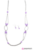 Paparazzi "One Step At A Time - Purple" necklace Paparazzi Jewelry