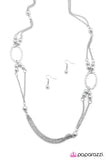 Paparazzi "One Step At A Time - Silver" necklace Paparazzi Jewelry