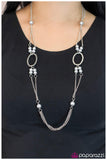 Paparazzi "One Step At A Time - Silver" necklace Paparazzi Jewelry