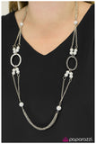 Paparazzi "One Step At A Time - White" necklace Paparazzi Jewelry