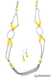 Paparazzi "One Step At A Time - Yellow" necklace Paparazzi Jewelry