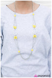 Paparazzi "One Step At A Time - Yellow" necklace Paparazzi Jewelry