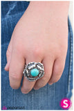 Paparazzi "One With Nature" Blue Ring Paparazzi Jewelry