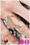 Paparazzi "On Haloed Ground Gold Ring Paparazzi Jewelry