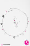 Paparazzi "Only Fools Rush In" Purple Necklace & Earring Set Paparazzi Jewelry