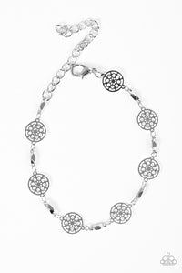 Paparazzi "Only Time WHEEL Tell" Silver Bracelet Paparazzi Jewelry