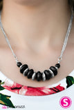 Paparazzi "On Mountain Time" Black Necklace & Earring Set Paparazzi Jewelry