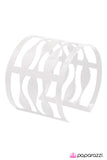 Paparazzi "On My Radar - White" bracelet Paparazzi Jewelry