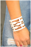 Paparazzi "On My Radar - White" bracelet Paparazzi Jewelry