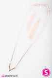 Paparazzi "On Point - Rose Gold" necklace Paparazzi Jewelry