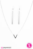 Paparazzi "On Point - Silver" necklace Paparazzi Jewelry