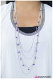 Paparazzi "On Route 66 - Purple" necklace Paparazzi Jewelry