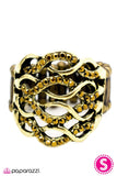 Paparazzi "On the Airwaves" Brass Ring Paparazzi Jewelry