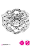 Paparazzi "On The Airwaves" White Ring Paparazzi Jewelry