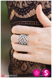Paparazzi "On The Airwaves" White Ring Paparazzi Jewelry