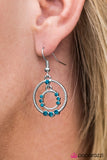 Paparazzi "On The Bubble" Blue Earrings Paparazzi Jewelry