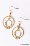 Paparazzi "On The Bubble - Gold" earring Paparazzi Jewelry