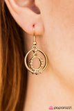 Paparazzi "On The Bubble - Gold" earring Paparazzi Jewelry