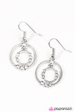 Paparazzi "On The Bubble" White Earrings Paparazzi Jewelry