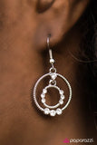 Paparazzi "On The Bubble" White Earrings Paparazzi Jewelry