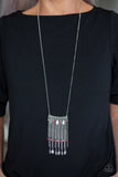Paparazzi VINTAGE VAULT "On The Fly" Multi Necklace & Earring Set Paparazzi Jewelry
