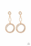 Paparazzi "On The Glamour Scene" Gold Post Earrings Paparazzi Jewelry