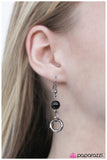 Paparazzi "On The Move" Black Necklace & Earring Set Paparazzi Jewelry