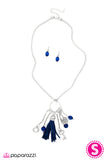Paparazzi "On The Outskirts - Blue" necklace Paparazzi Jewelry