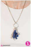Paparazzi "On The Outskirts - Blue" necklace Paparazzi Jewelry