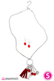 Paparazzi "On The Outskirts - Red" necklace Paparazzi Jewelry