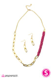Paparazzi "On The Prowl - Pink" necklace Paparazzi Jewelry