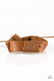 Paparazzi "On The Sidelines" Brown Urban Bracelet Unisex Paparazzi Jewelry