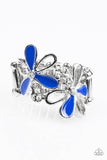 Paparazzi "On The Sunny Side - Blue" ring Paparazzi Jewelry