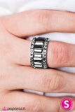 Paparazzi "On The Treasure Map - Silver" ring Paparazzi Jewelry