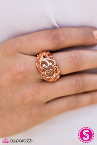 Paparazzi "Open Hearts" Copper Ring Paparazzi Jewelry