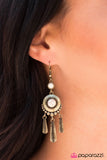 Paparazzi "Open Sesame - White" earring Paparazzi Jewelry