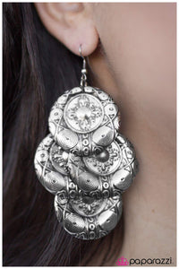 Paparazzi "ORNATE It Great?" Silver Earrings Paparazzi Jewelry