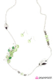 Paparazzi "Otherwise Engaged - Green" necklace Paparazzi Jewelry