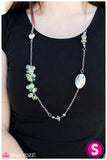 Paparazzi "Otherwise Engaged - Green" necklace Paparazzi Jewelry