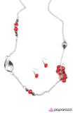 Paparazzi "Otherwise Engaged - Red" necklace Paparazzi Jewelry