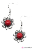 Paparazzi "Our Song - Red" earring Paparazzi Jewelry